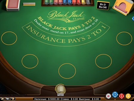 Блекджек правила игры. 