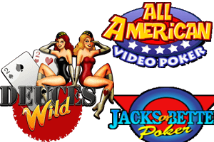 Выбрать видеопокер онлайн в казино. 